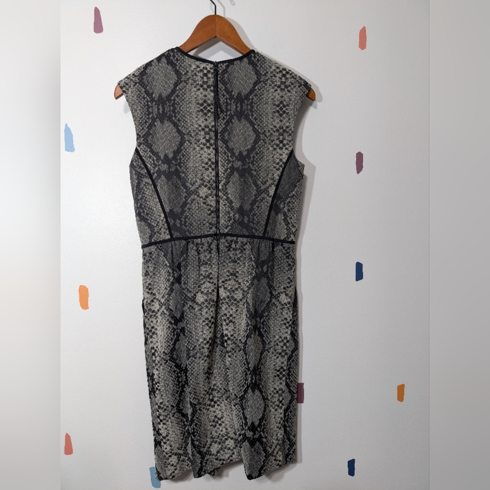 Rebecca Taylor Python Print Cap Sleeve Dress - image 7